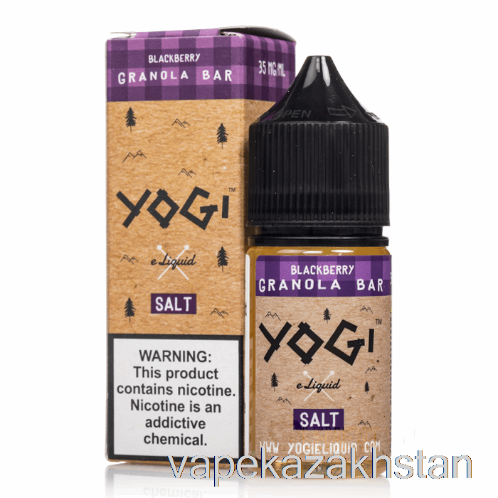Vape Smoke Blackberry Granola Bar - Yogi Salts E-Liquid - 30mL 50mg